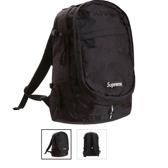 Black SS19 Supreme Backpack - Picture 1 of 2